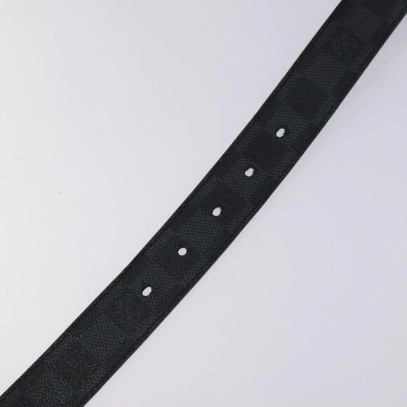 LOUIS VUITTON Damier Graphite CeintureLVBelt Belt 38.2"" - Picture 9 of 11
